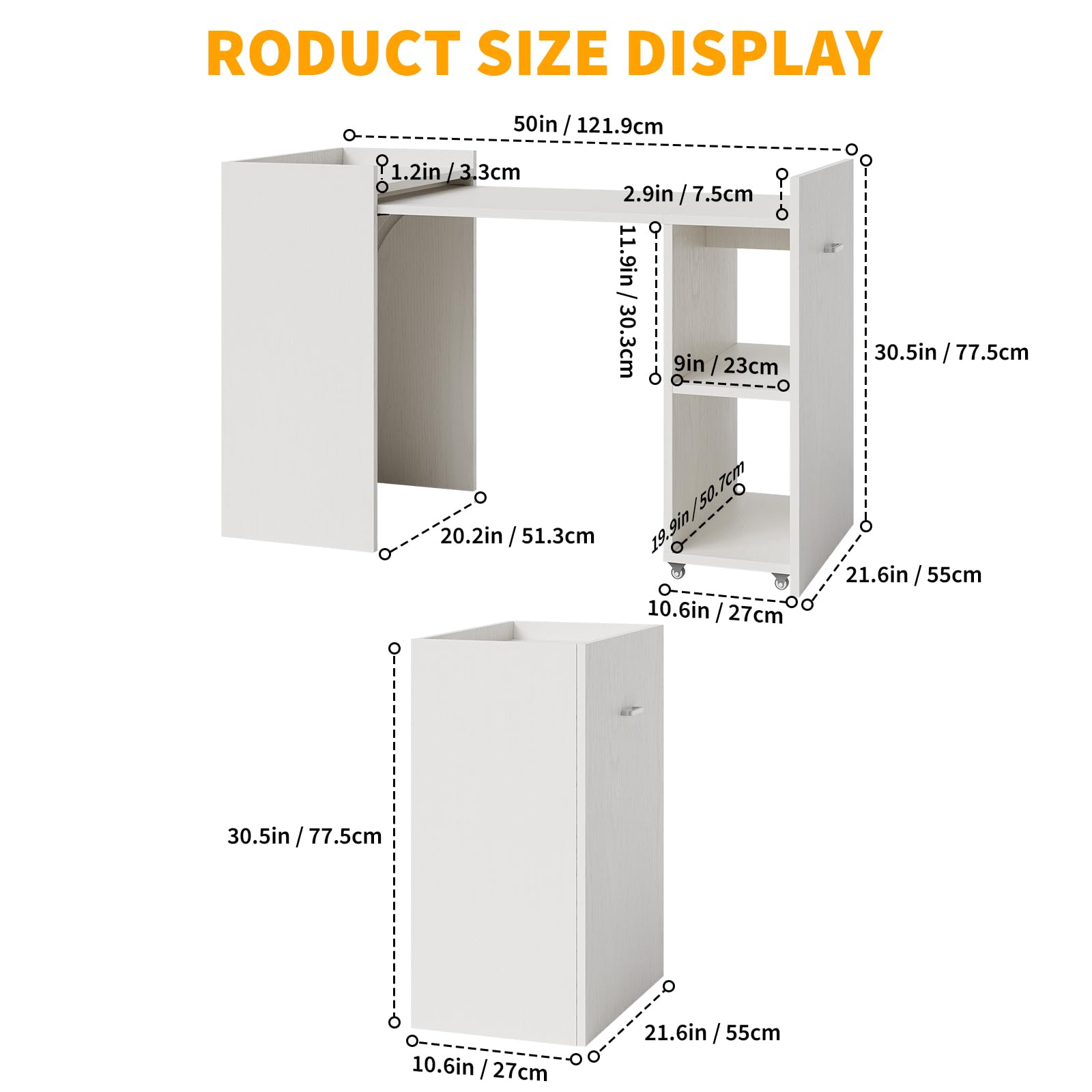 Foldable Computer Desk With St - Commercial Kitchen Small Space recensie en prijs