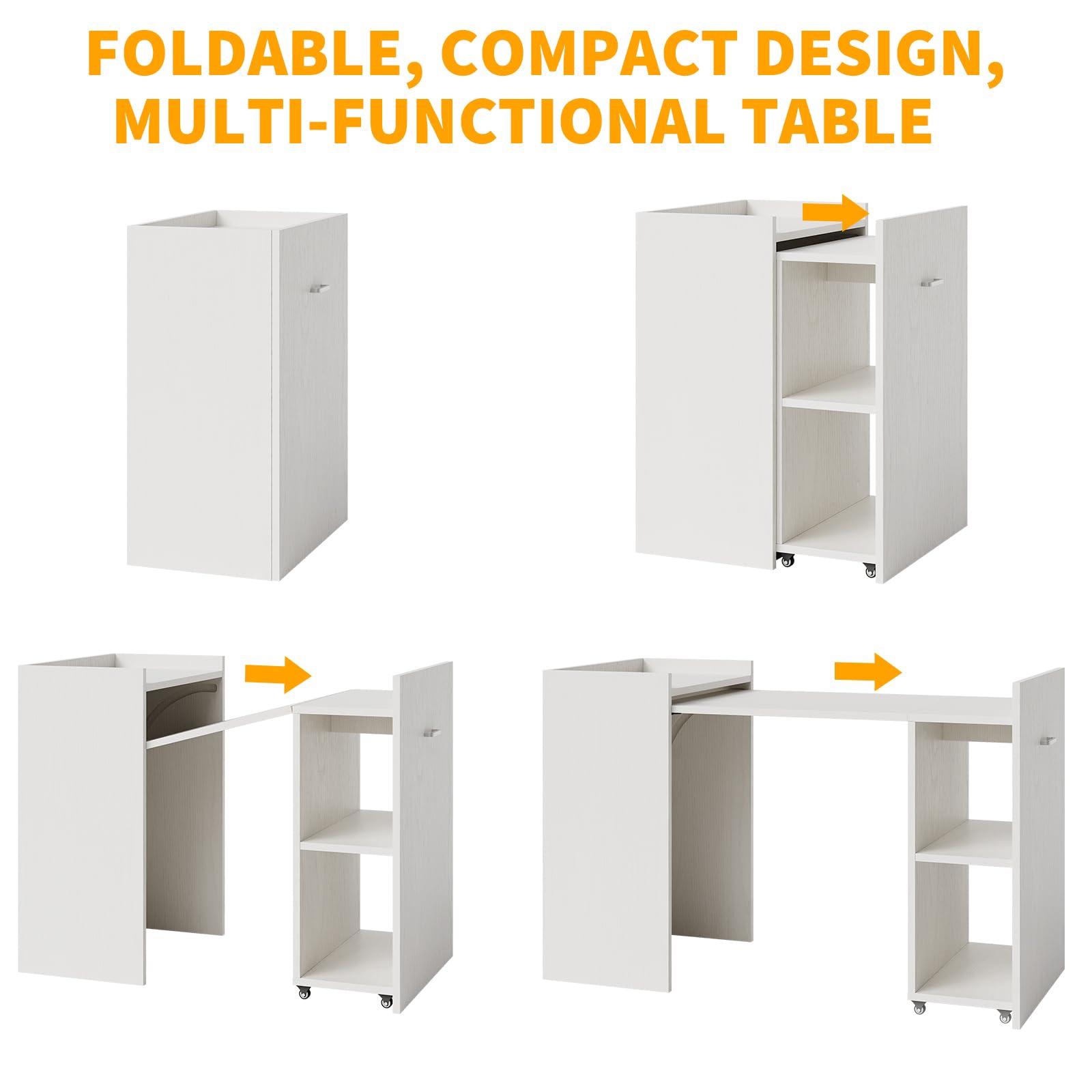 Foldable Computer Desk With St - Commercial Kitchen Small Space recensie en prijs