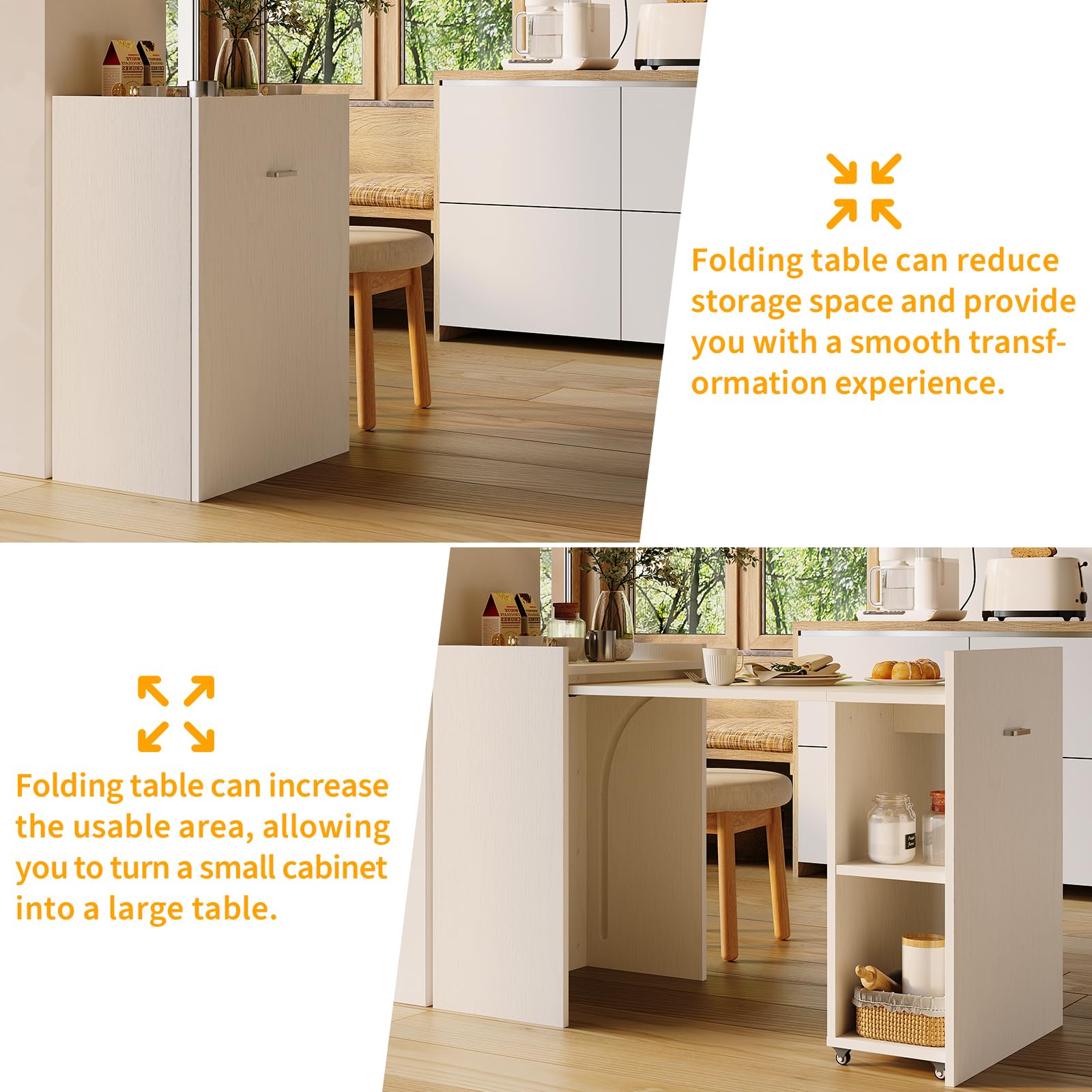 Foldable Computer Desk With St - Commercial Kitchen Small Space recensie en prijs