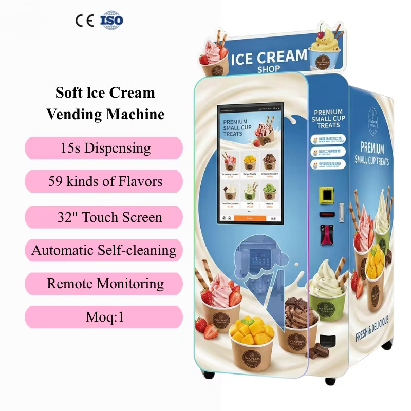 Ice Cream Vending Machine Auto - Soft Serve Ice Cream Machine recensie en prijs