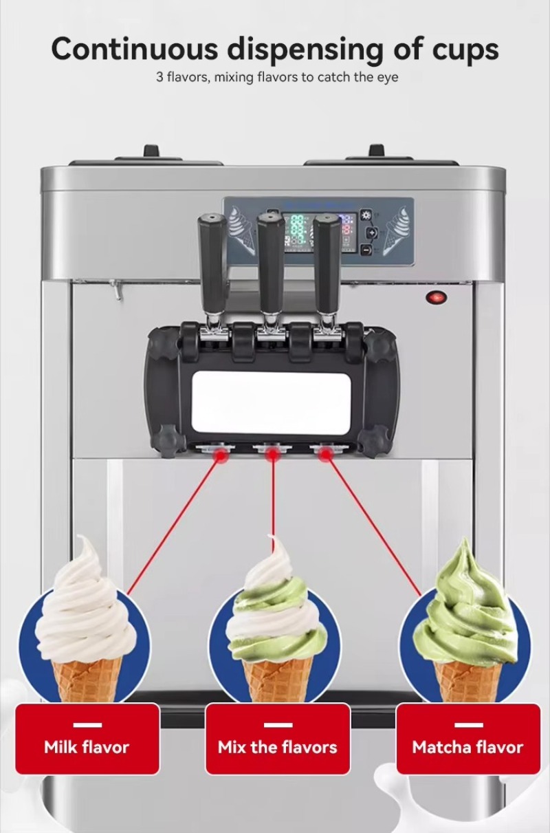 Professional Commercial Automa - Soft Serve Ice Cream Machine recensie en prijs