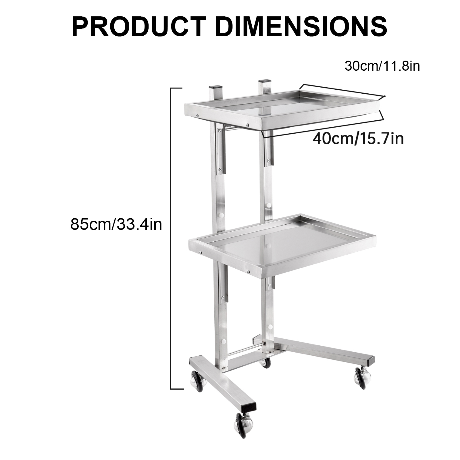 Salon Rolling Cart | 2 Tier Ro - Commercial Kitchen On Wheels recensie en prijs