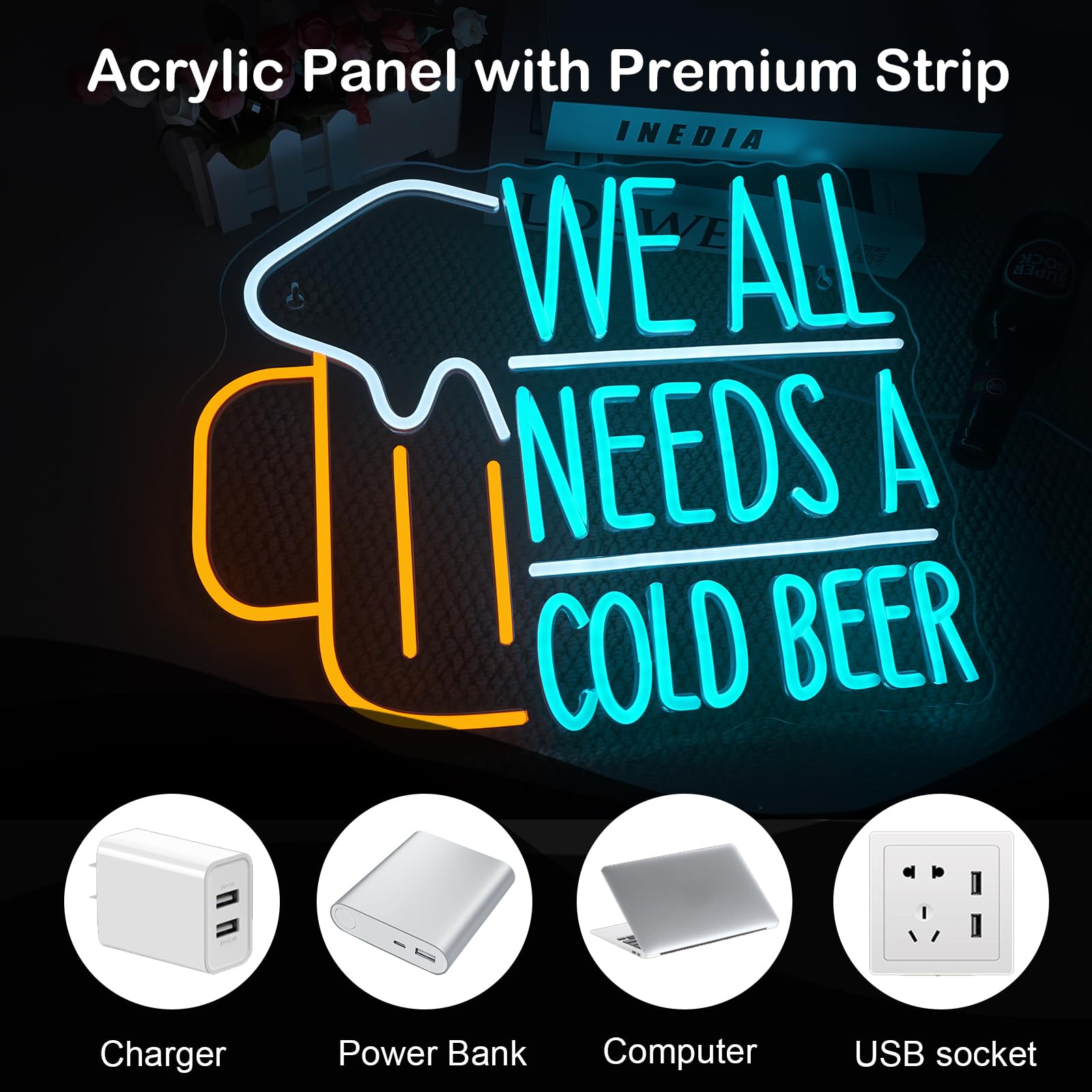 Beer Neon Sign LED Light Sign  - Commercial Kitchen Needs recensie en prijs