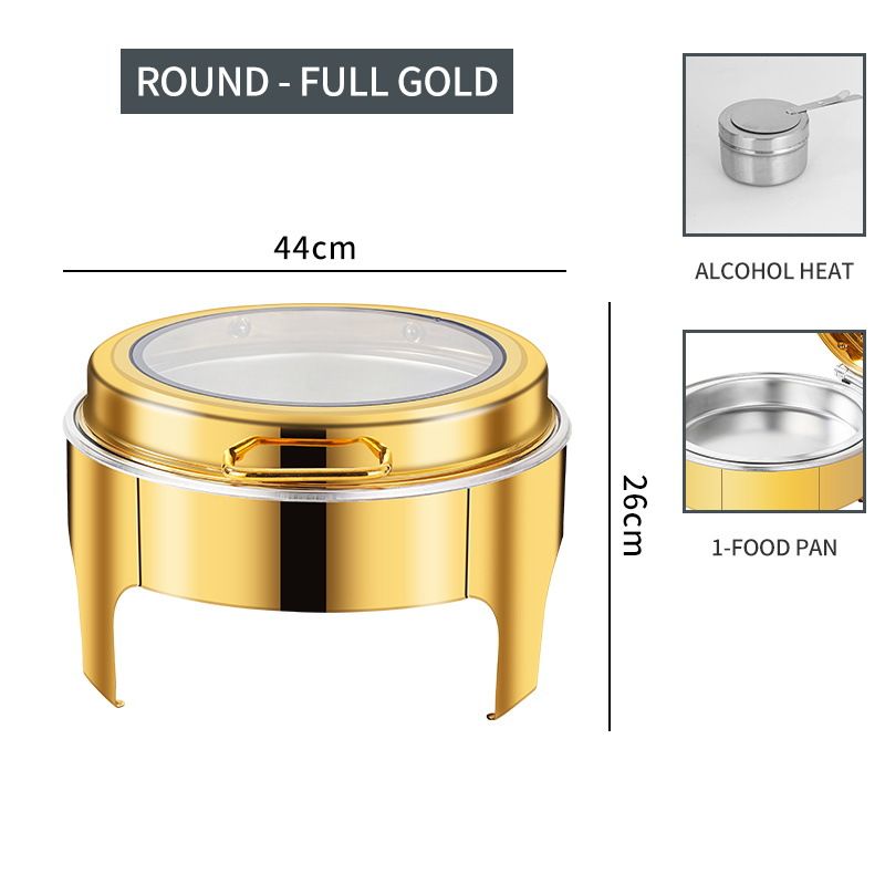 Gold 6L Stainless Steel Round  - Bain Marie Food Warmer recensie en prijs