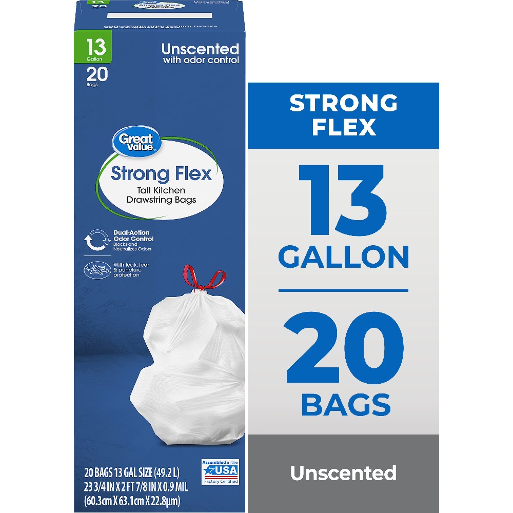 Tall Kitchen Drawstring Trash  - Commercial Kitchen Garbage Disposal recensie en prijs
