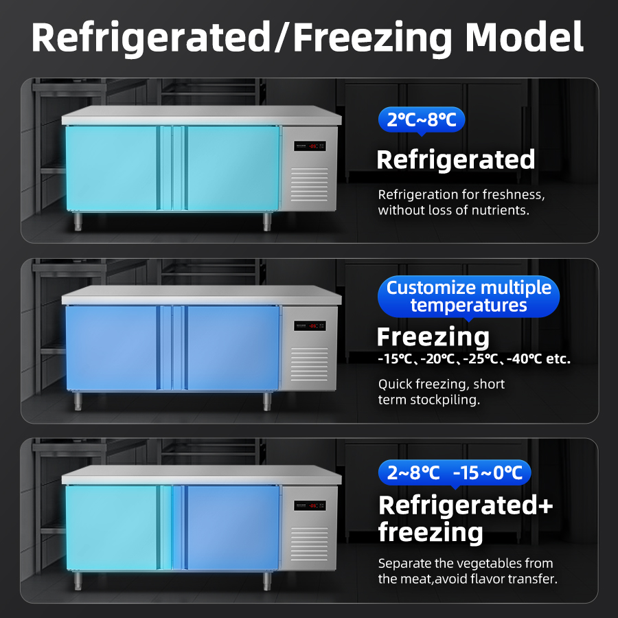 Refrigerator YINZHENG 1.5m Com - Commercial Kitchen Prep Table With Storage recensie en prijs