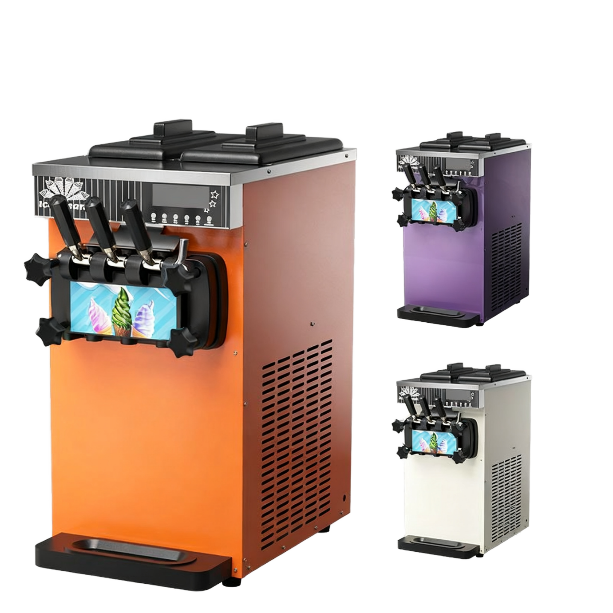 Ice Cream Maker 20-28L/h 3 Fla - Soft Serve Ice Cream Machine recensie en prijs