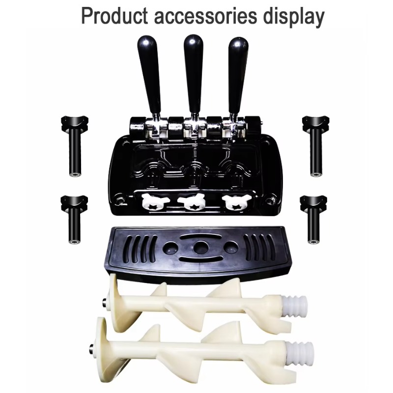 Customized 3 Flavors 20-28 L/H - Soft Serve Ice Cream Machine recensie en prijs