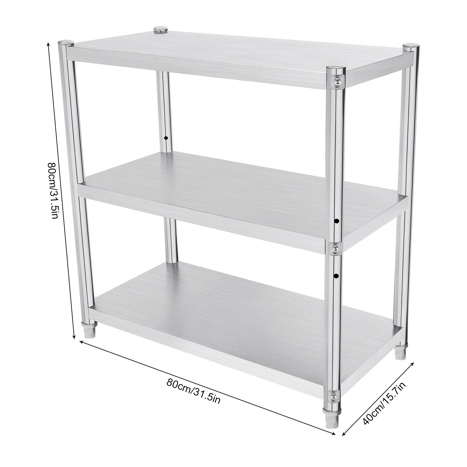 Heavy Duty Work Table Stainles - Commercial Kitchen Prep Table With Storage recensie en prijs
