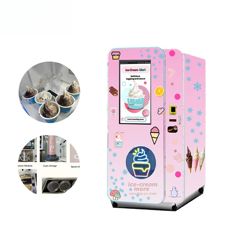 Customized Soft Ice Cream Vend - Soft Serve Ice Cream Machine recensie en prijs