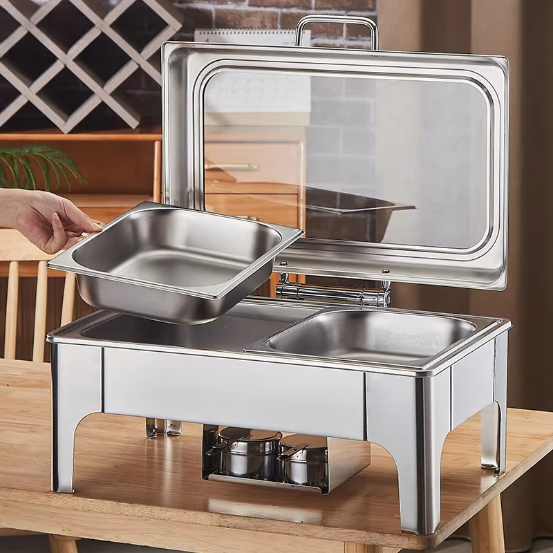Stainless steel rectangular bu - Bain Marie Food Warmer recensie en prijs