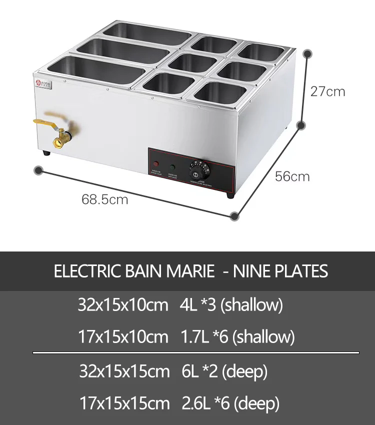 -Hotel Restaurant Chaffing Dis - Bain Marie Food Warmer recensie en prijs