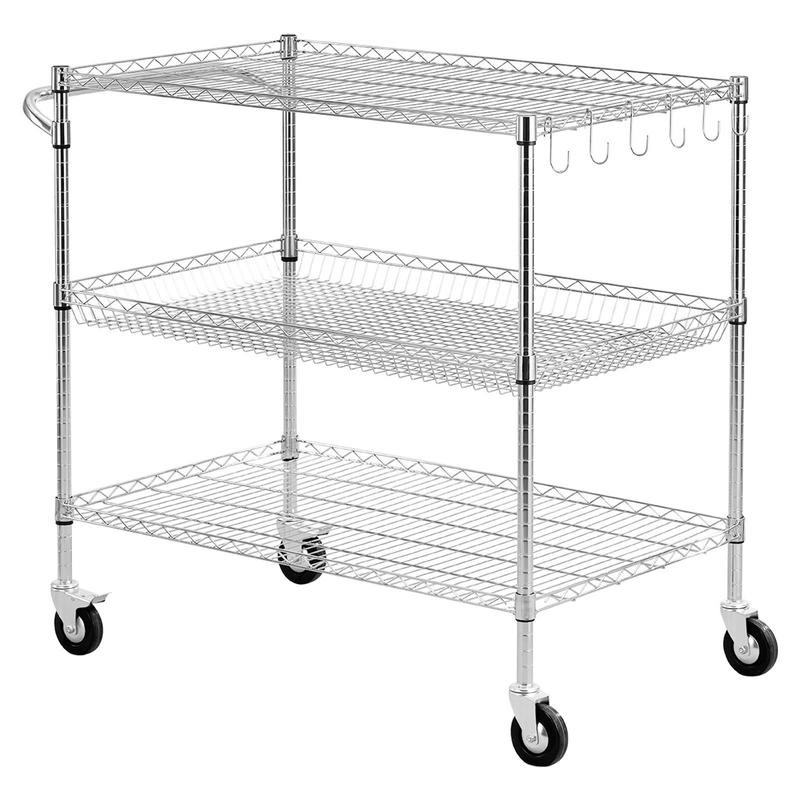 Kitchen Utility Cart, 3 Tier H - Commercial Kitchen On Wheels recensie en prijs
