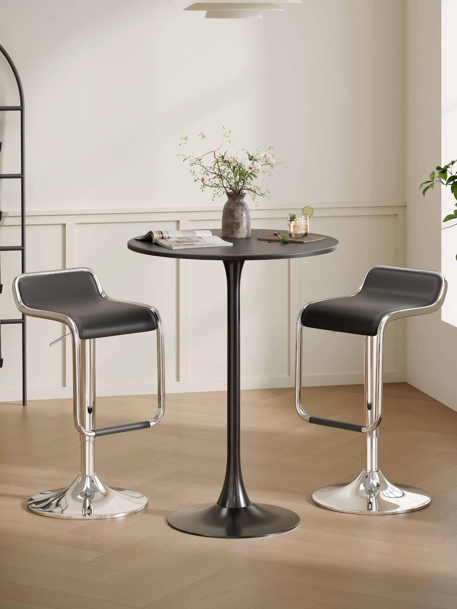 Modern Round Bar Table with Hi - Commercial Kitchen Small Space recensie en prijs