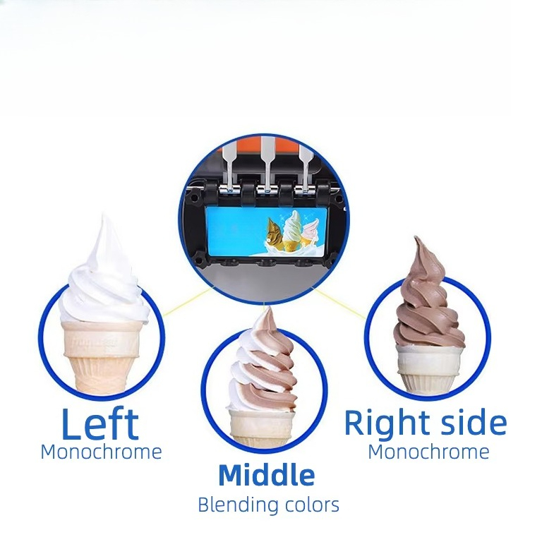 Fully Automatic 20~28L/h Soft  - Soft Serve Ice Cream Machine recensie en prijs