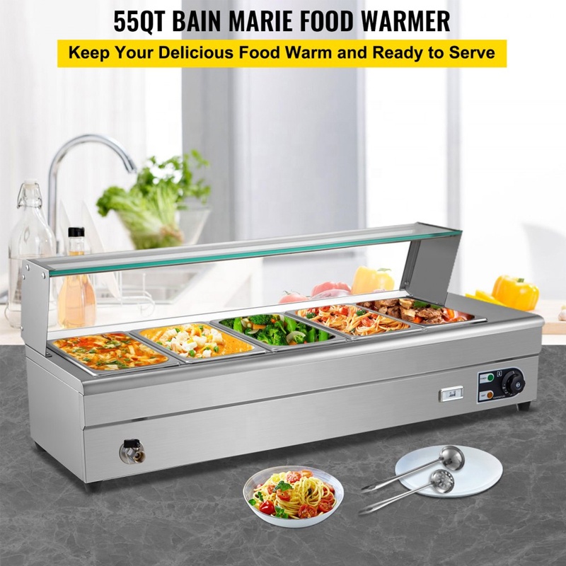 Pans Electric Industrial Table - Bain Marie Food Warmer recensie en prijs