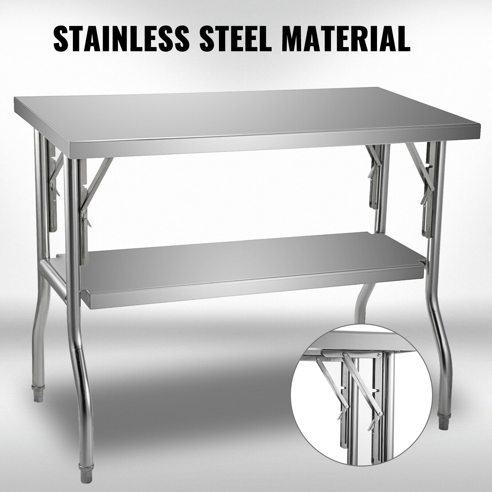 Single/Double-Shelf Profession - Commercial Kitchen Prep Table With Storage recensie en prijs