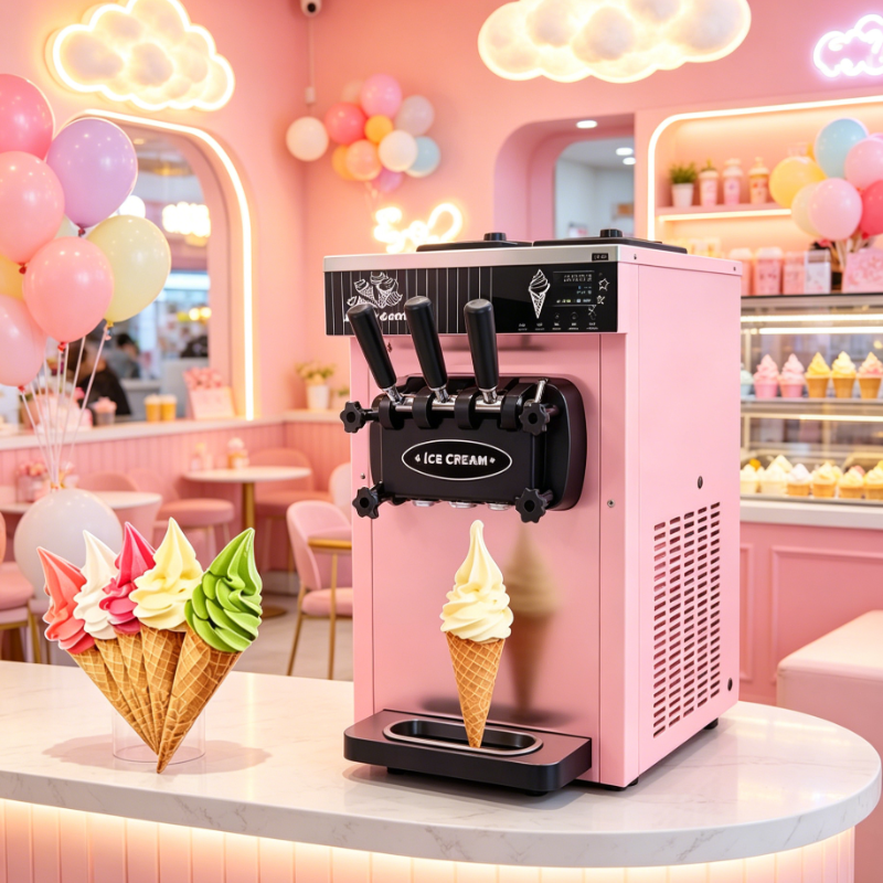 Customized Commercial Soft Ser - Soft Serve Ice Cream Machine recensie en prijs