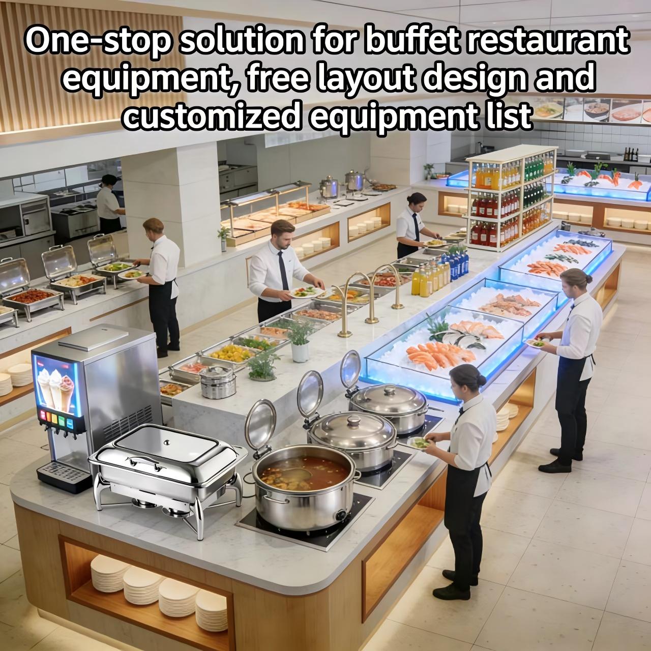 KFC Commercial Fast Food Equip - Commercial Kitchen Layout Design recensie en prijs