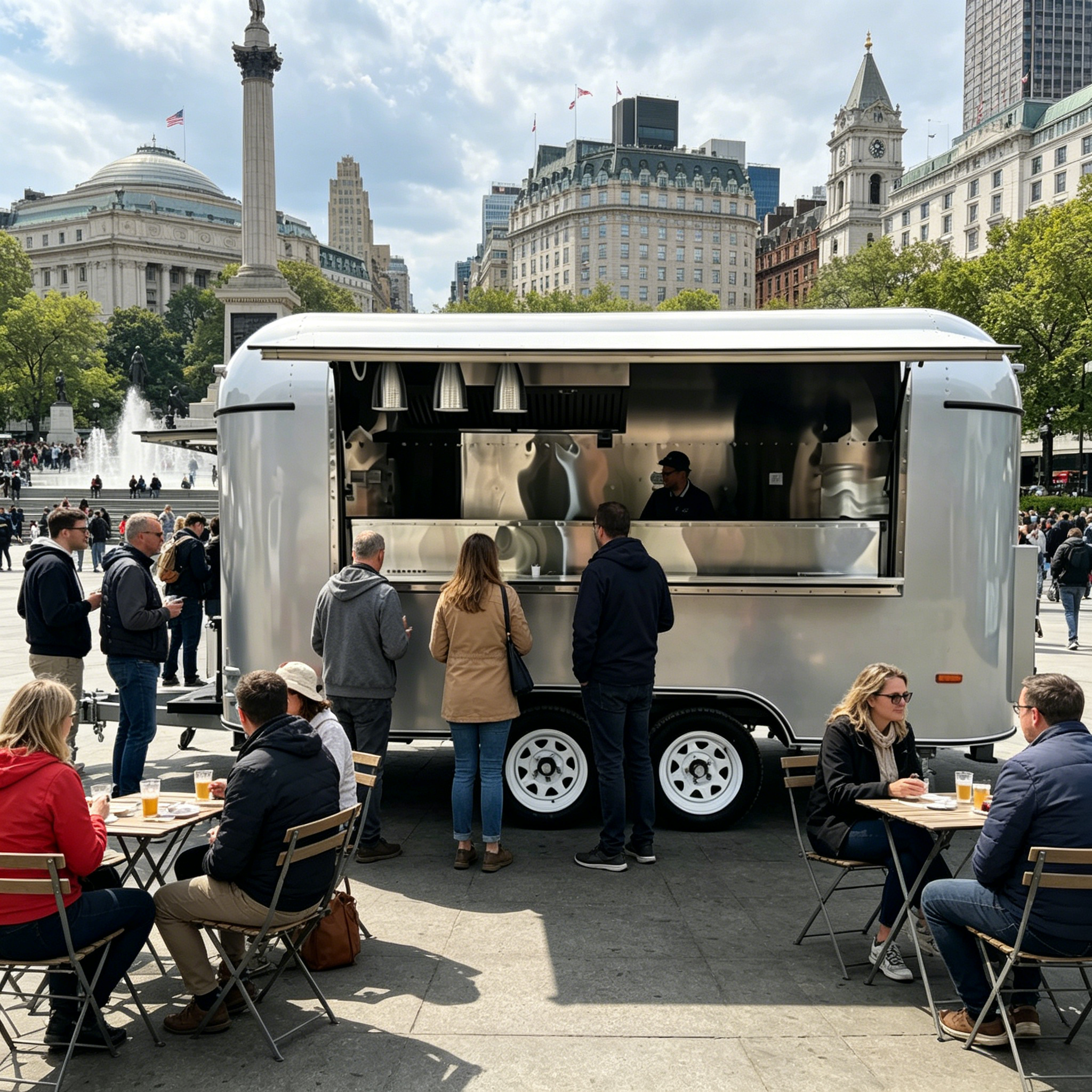 Stainless Steel Food Trailer M - Commercial Kitchen Layout Design recensie en prijs