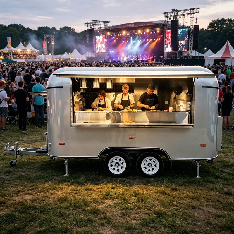 Stainless Steel Food Trailer M - Commercial Kitchen Layout Design recensie en prijs