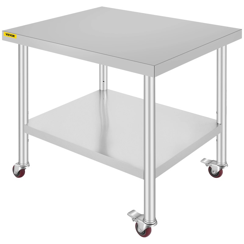 Stainless Steel Kitchen Prep T - Commercial Kitchen Prep Table With Storage recensie en prijs