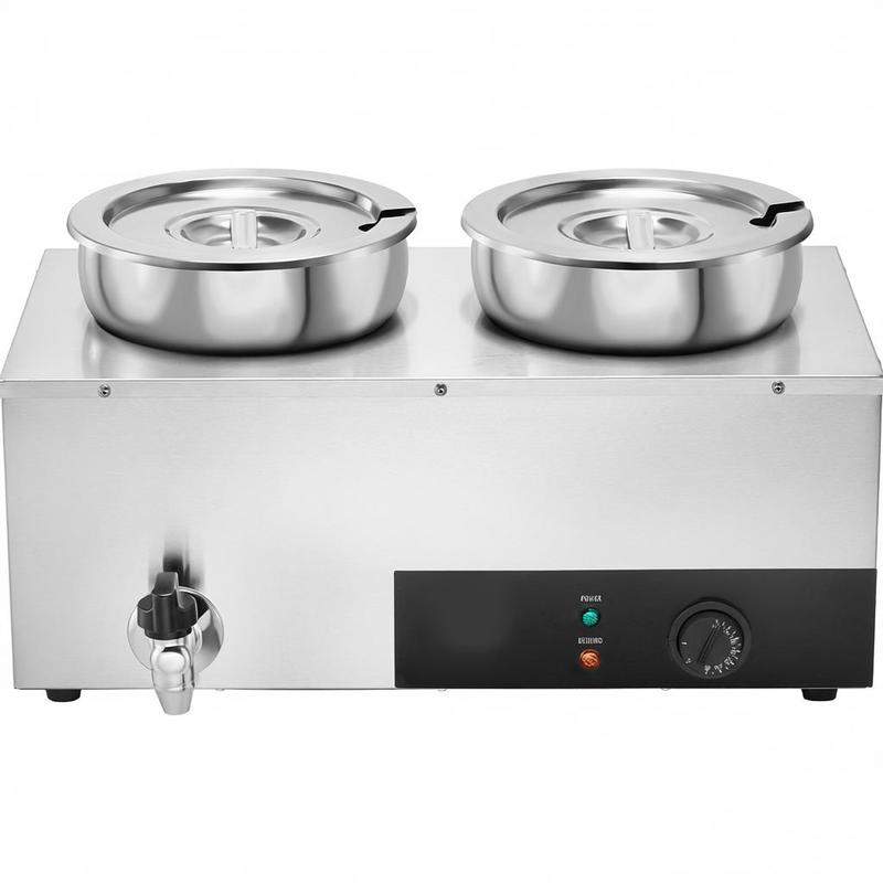 Electric Soup Warmer, Dual 7.4 - Bain Marie Food Warmer recensie en prijs