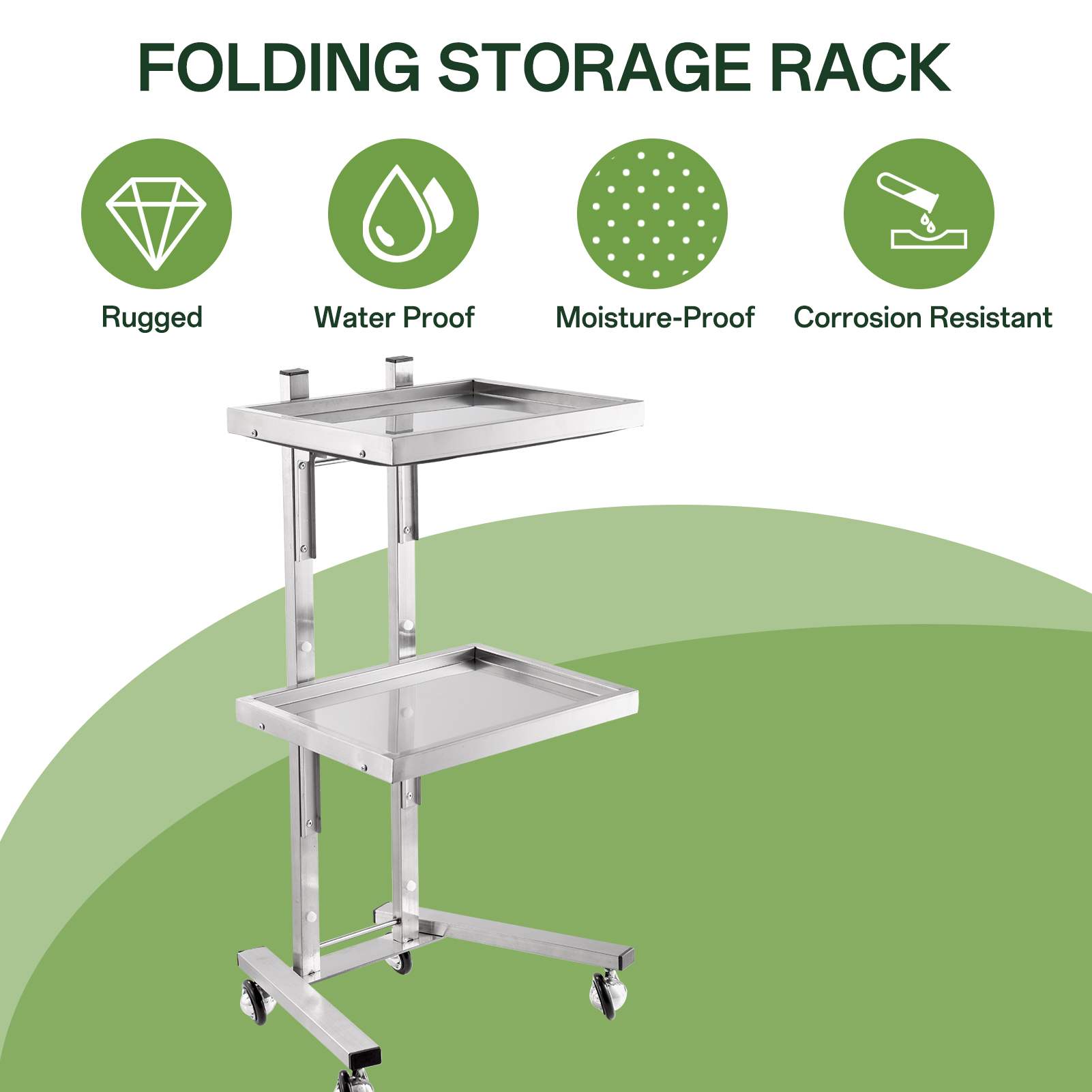 Stainless Steel Foldable Salon - Commercial Kitchen On Wheels recensie en prijs