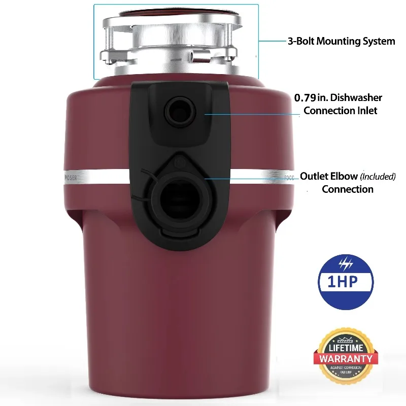 Electric Food Waste Disposer f - Commercial Kitchen Garbage Disposal recensie en prijs