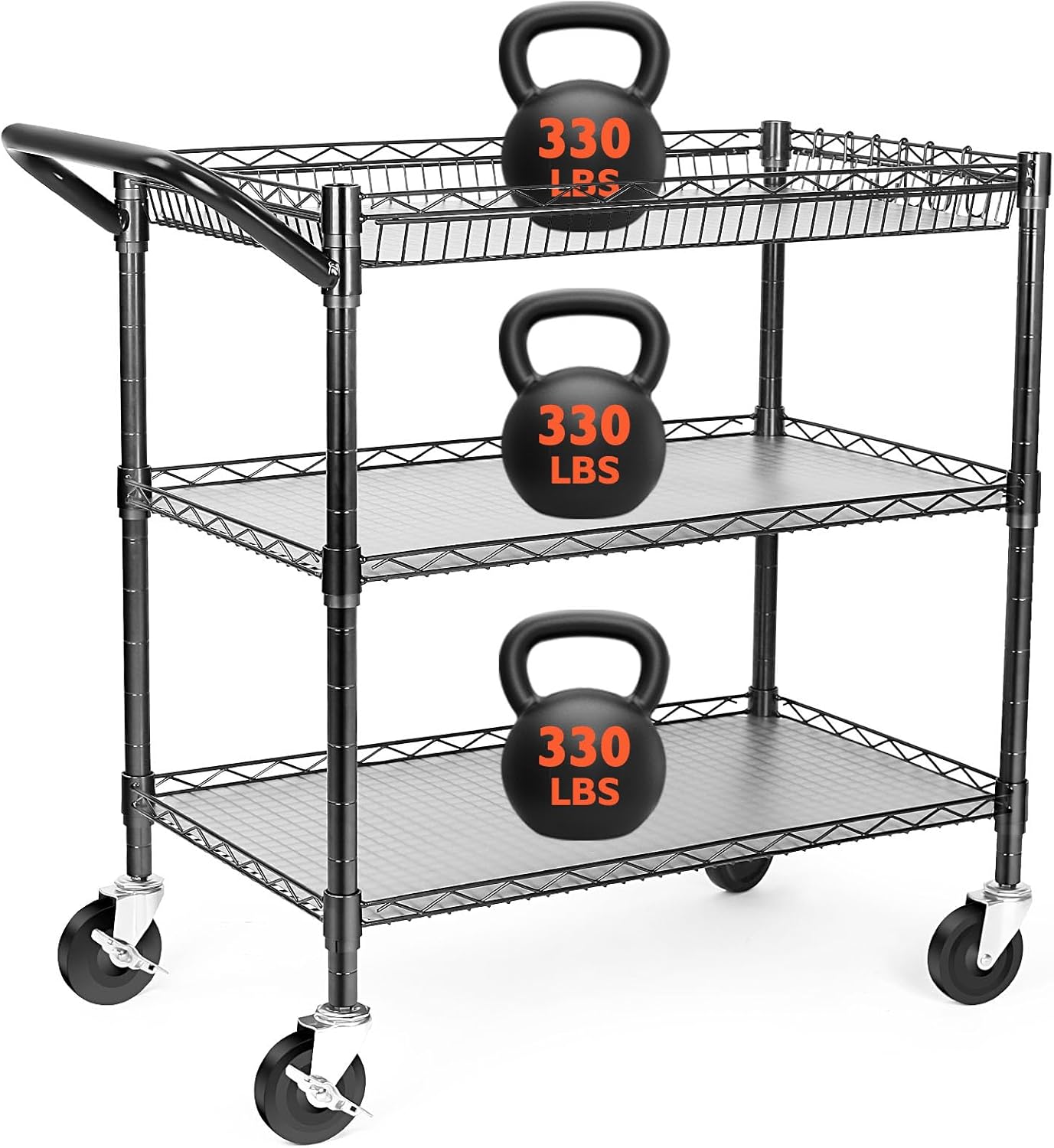 Heavy Duty Utility Cart, 990Lb - Commercial Kitchen On Wheels recensie en prijs