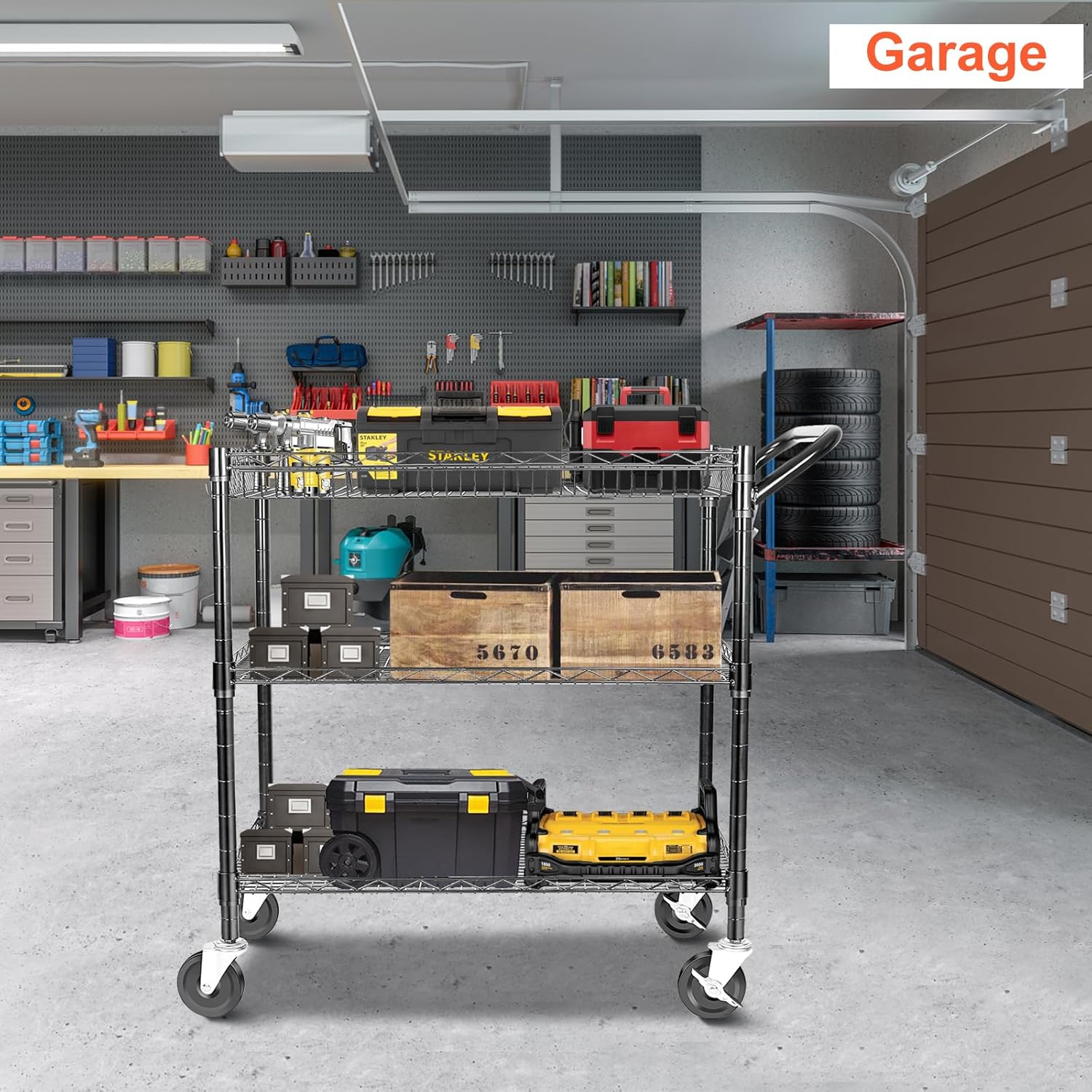 Heavy Duty Utility Cart, 990Lb - Commercial Kitchen On Wheels recensie en prijs