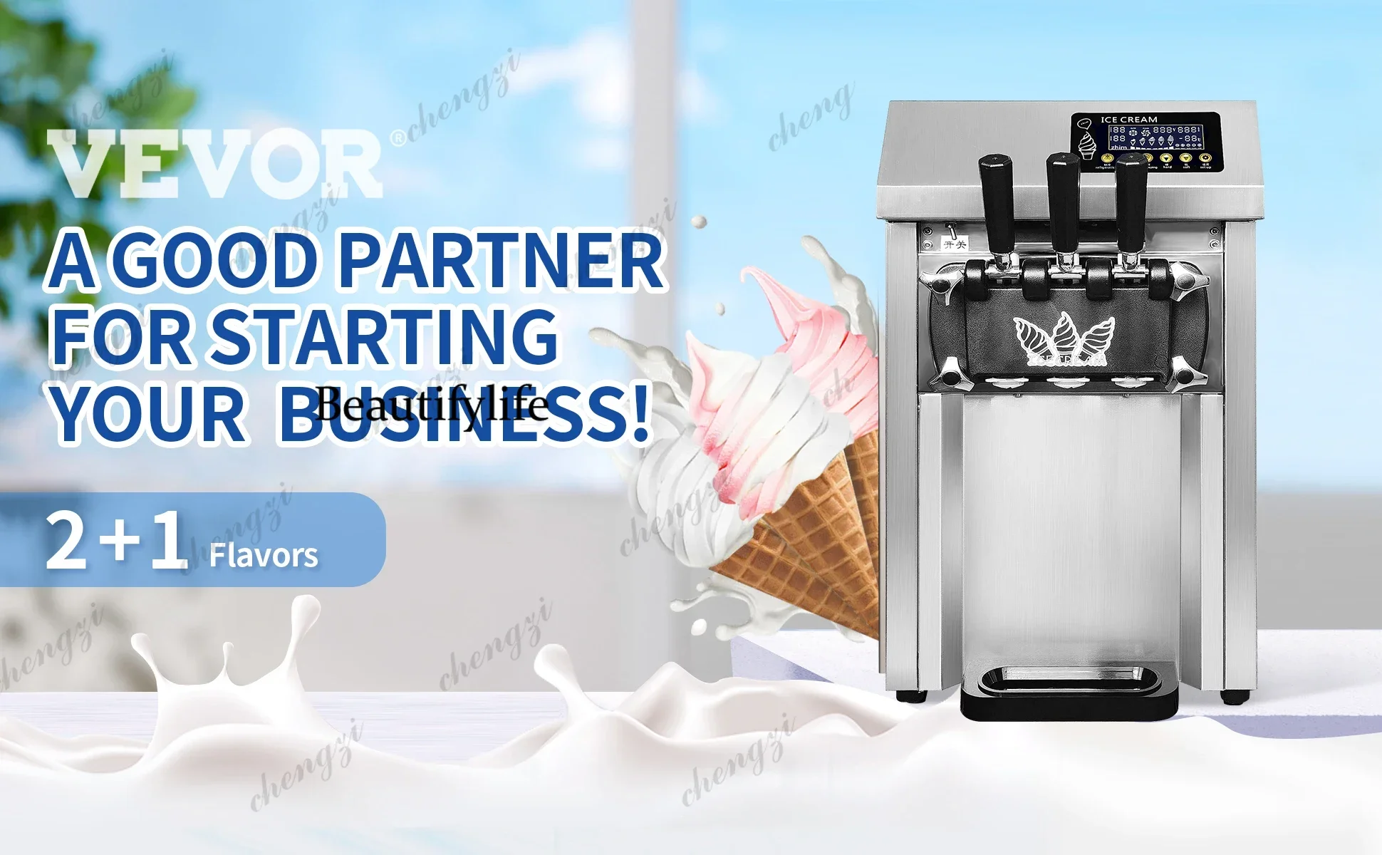 A55  Pre-cooling commercial ic - Soft Serve Ice Cream Machine recensie en prijs
